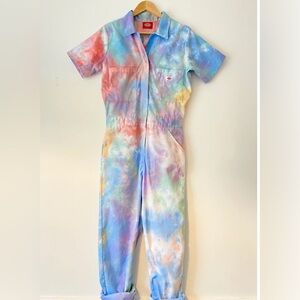 *NWT* Dickies Multicolor Tie-Dye Coveralls One Piece - size large